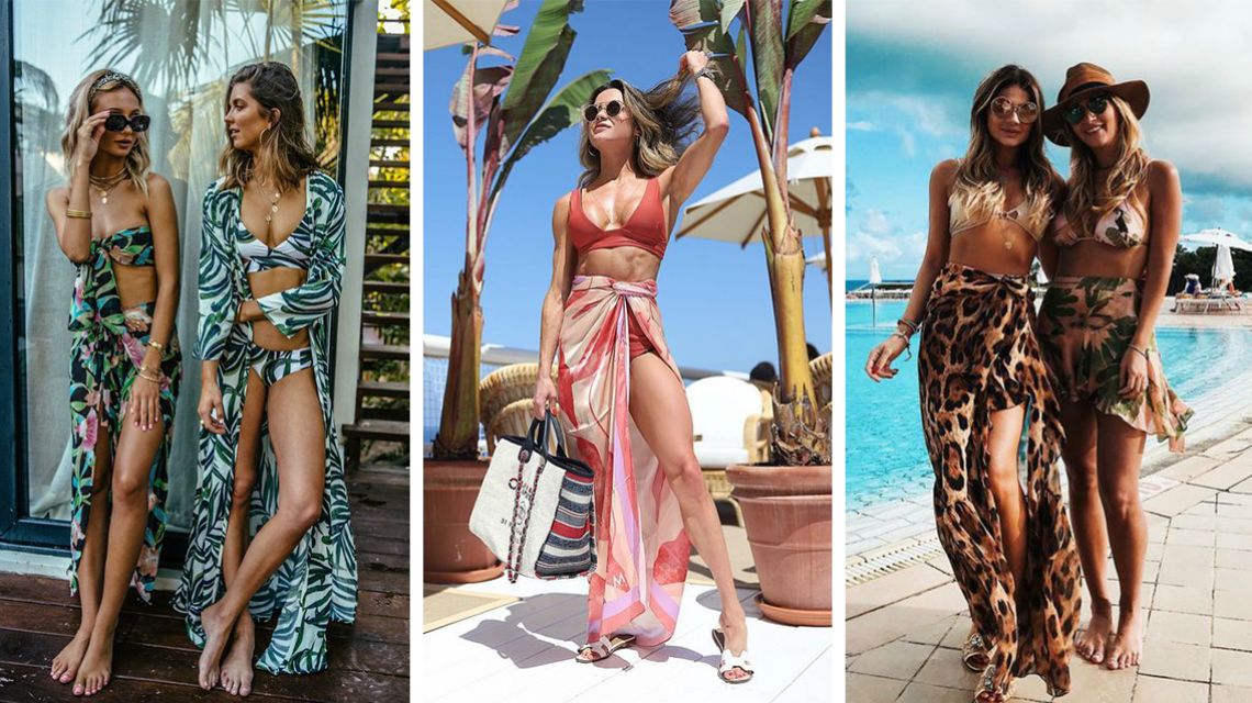 Элегантное парео Marine Zola купить со скидкой в секс шопе  Женское белье, одежда  Пляжная одежда