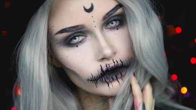 макияж ведьмы на Хэллоуин 