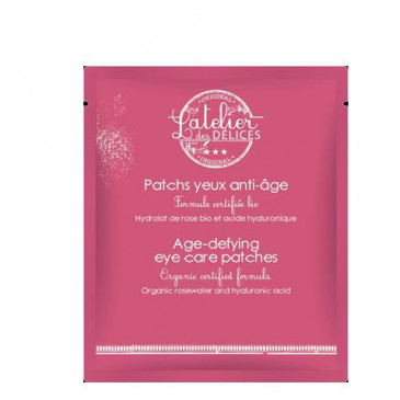 Омолаживающие подтягивающие  гиалуроновые патчи под глаза L’ATELIER DES DELICES