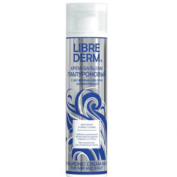 Гиалуроновый крем-бальзам для волос и кожи головы увлажняющий