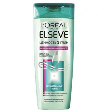 Elseve Ценность 3 глин, 250 мл , L’Oreal Paris