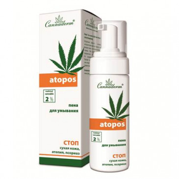 Atopos Пенка для умывания для лица с признаками атопического дерматита и псориаза