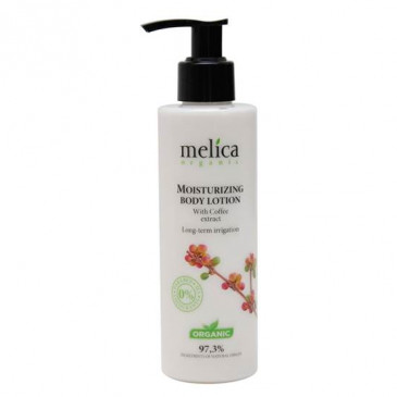 Увлажняющее молочко для тела Melica Organic с экстрактом кофе