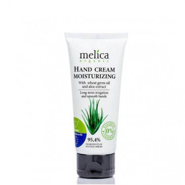 Увлажняющий крем для рук Melica Organic с маслом зародышей пшеницы и экстрактом алоэ