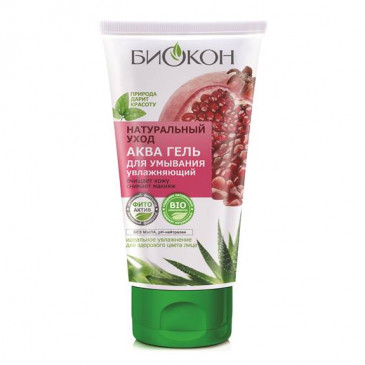 АКВА ГЕЛЬ для умывания «Натуральный уход» ТМ БИОКОН