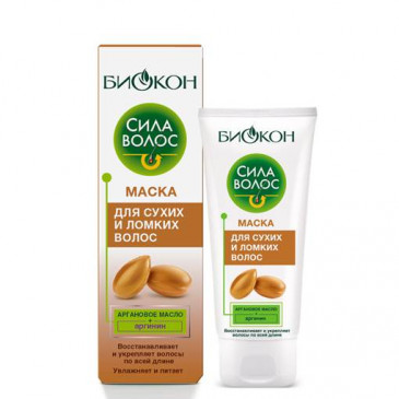 Маска «Сила волос» ТМ БИОКОН для сухих и ломких волос