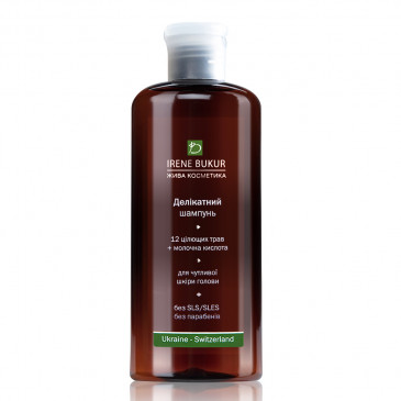 Шампунь «Деликатный» 12 целебных трав ТМ Irene Bukur