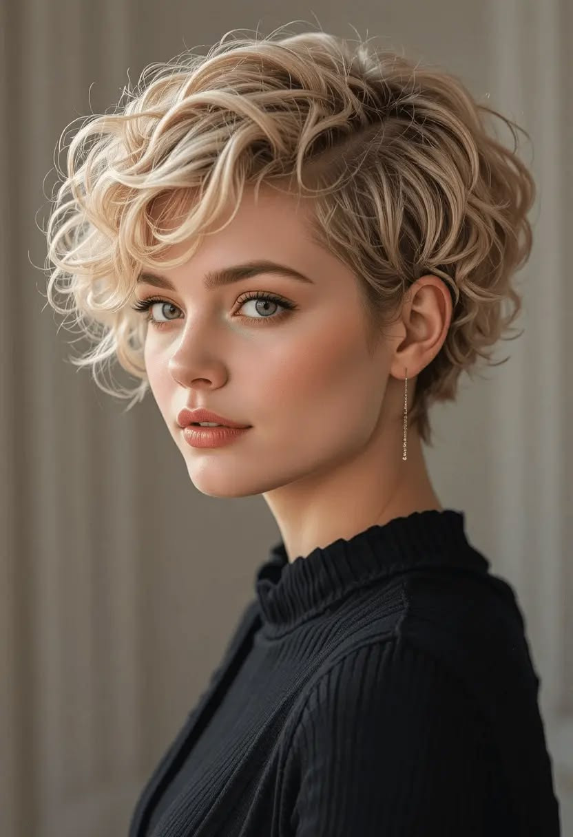 Біксі для кучерявого та хвилястого волосся