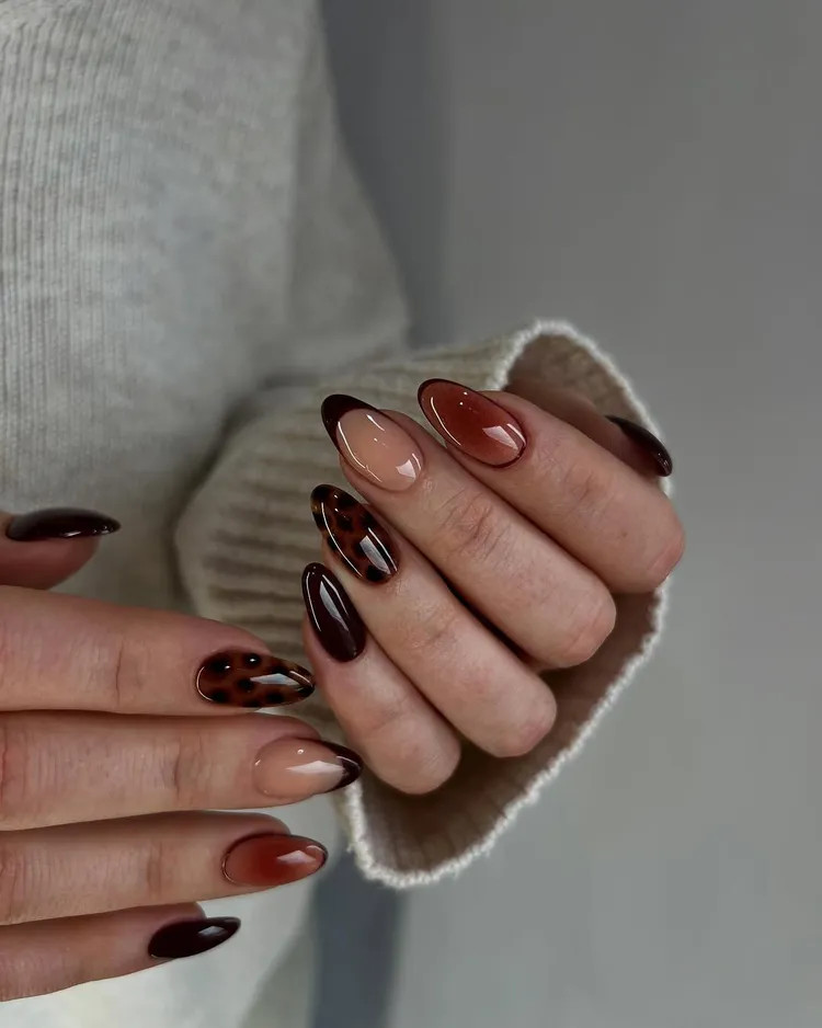 Манікюр «черепаховий панцир»