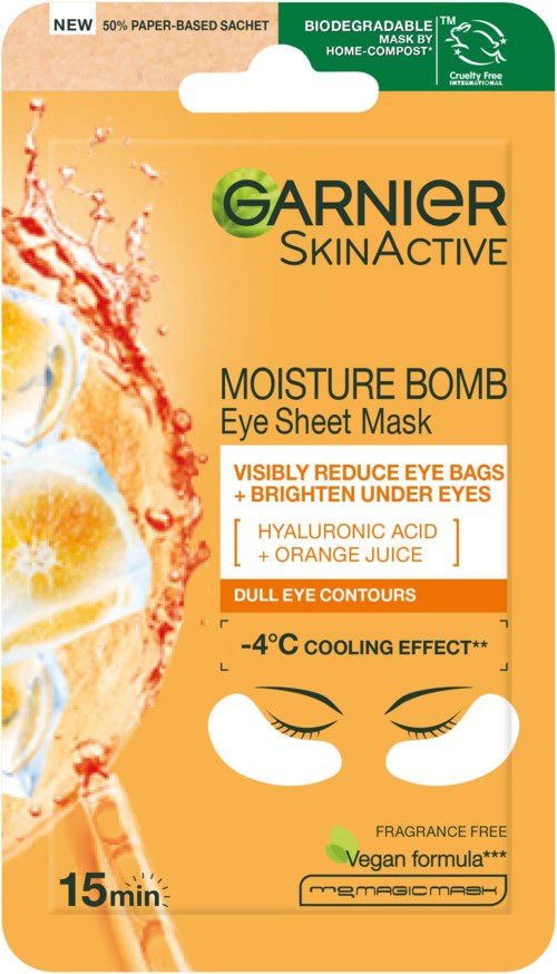 Garnier Skin Naturals Hyaluronic Acid + Orange Juice Eye Patches