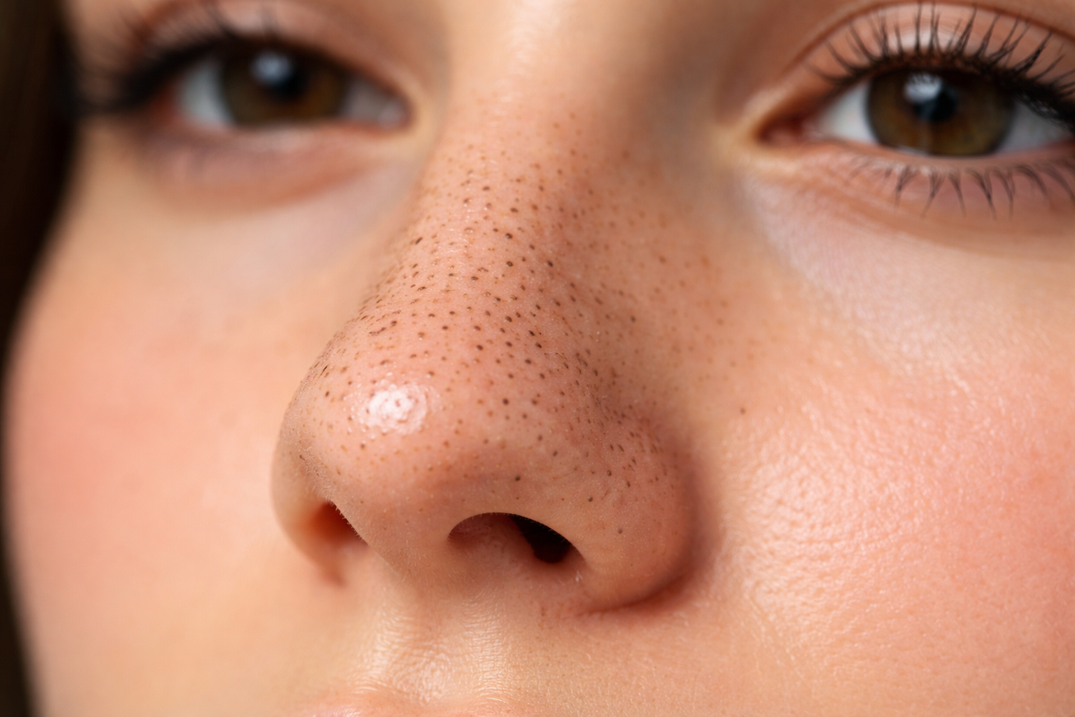 Відкриті комедони на носі: як виглядають чорні цятки