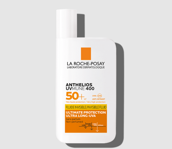 Anthelios UVMune 400 Invisible Fluid SPF50+  –  La Roche-Posay