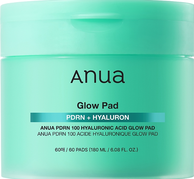 PDRN 100 Hyaluronic Acid Glow Pad  –  ANUA