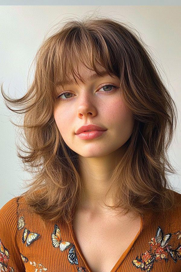 feathered shag haircut