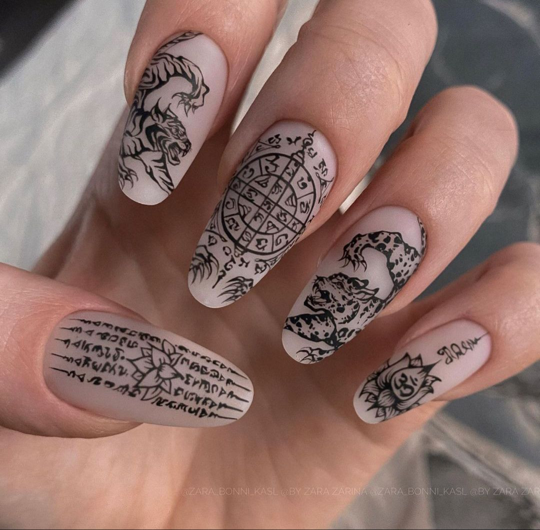 Tattoo nails