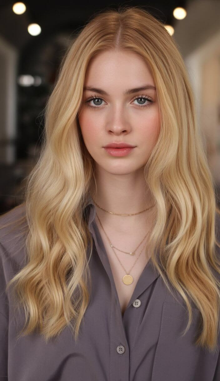 Strawberry blonde (полуничний блонд)
