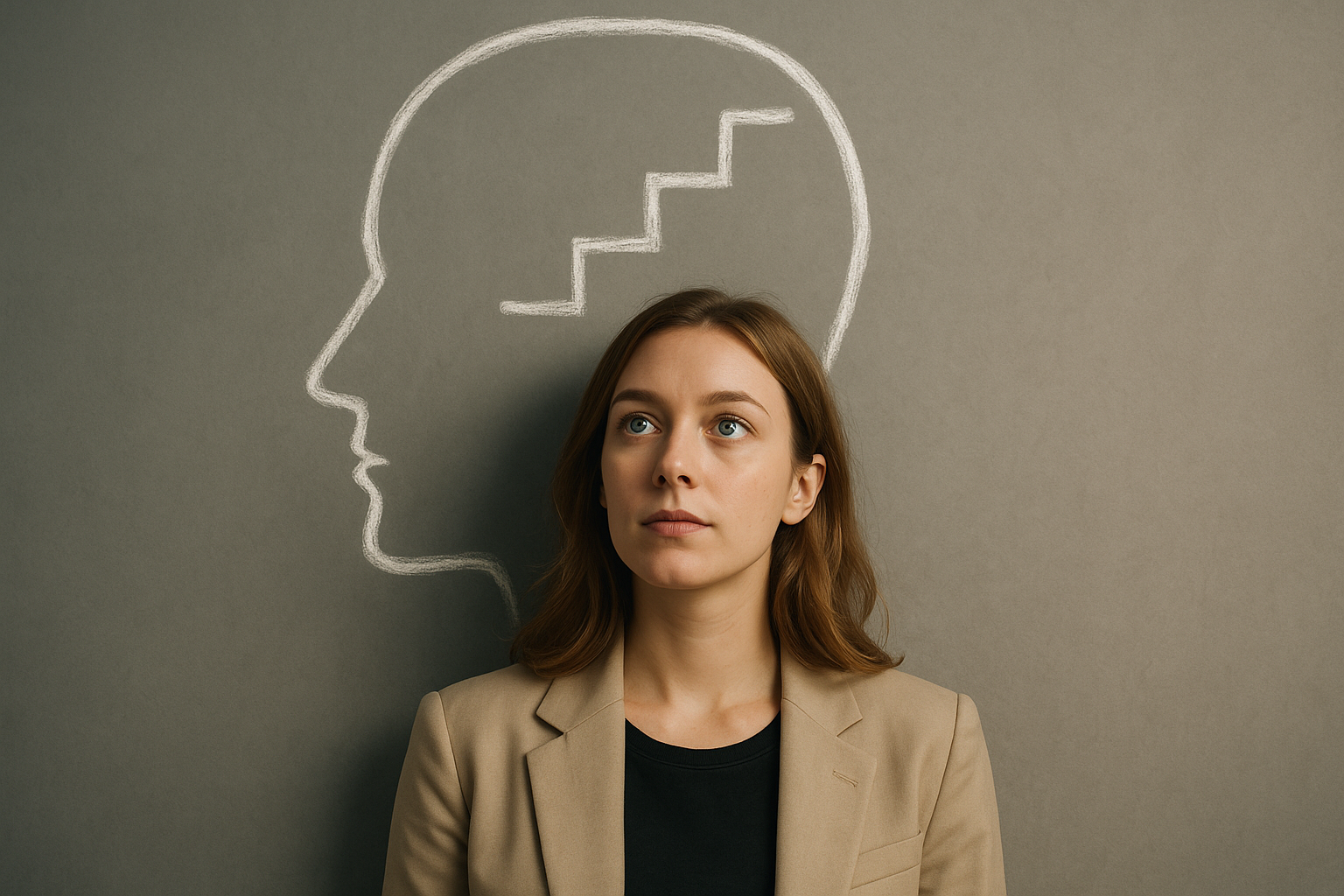 Дівчина думає 