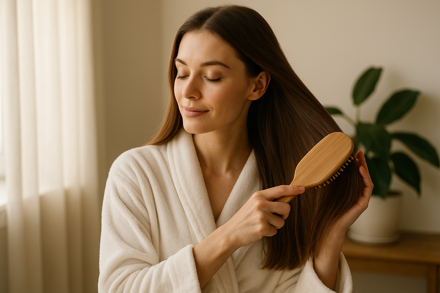 Дівчина і волосся 