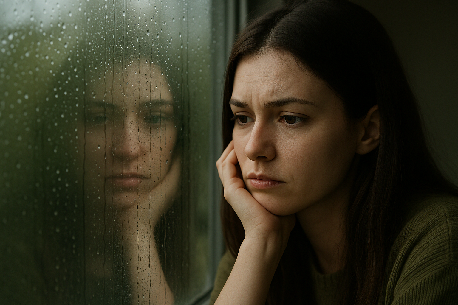 Жінка та вікно