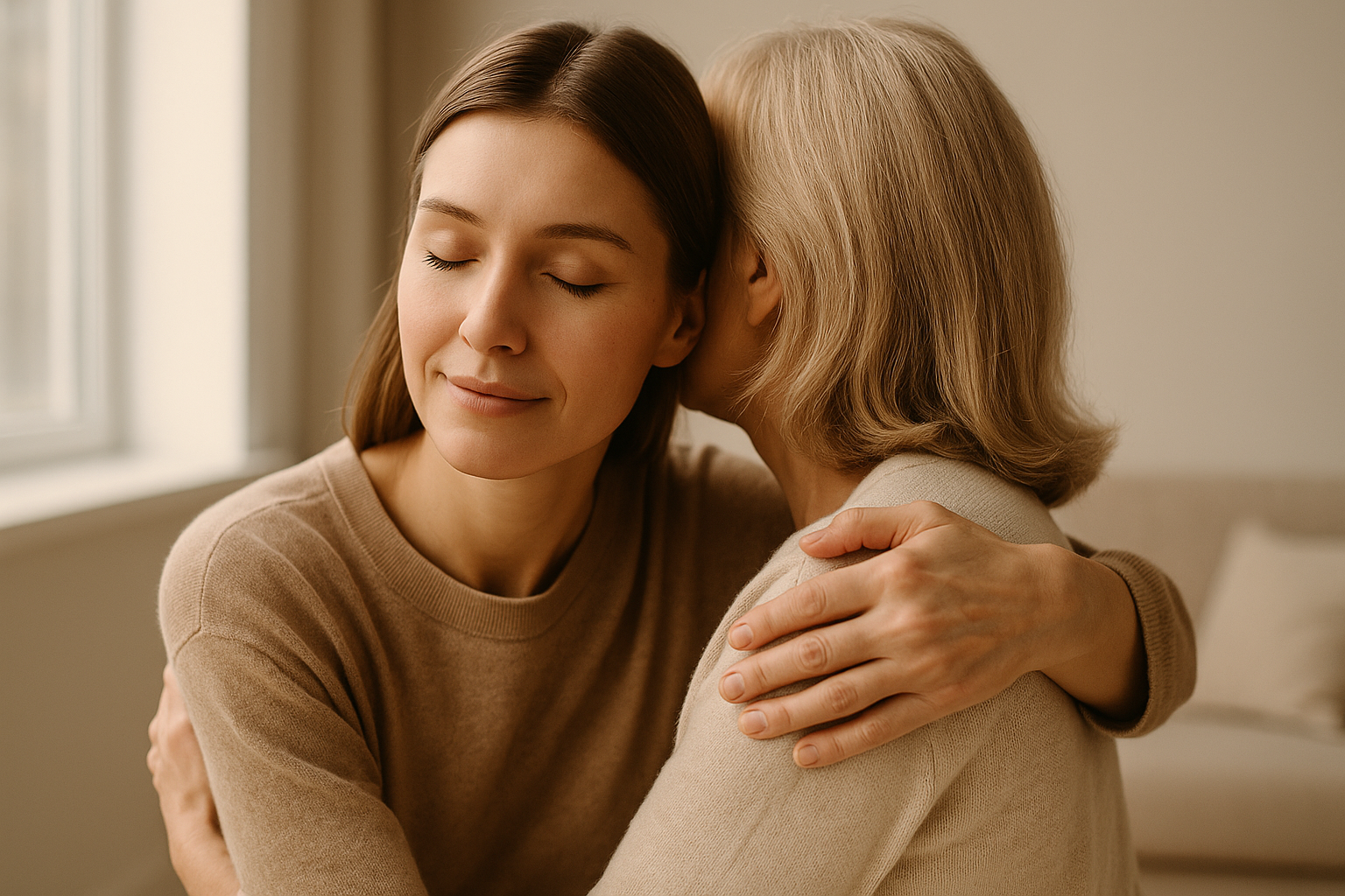 Жінки обіймаються