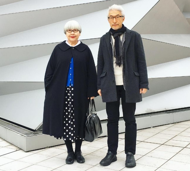 Пара стильных японских пенсионеров очаровала пользователей соцсетей (ФОТО)