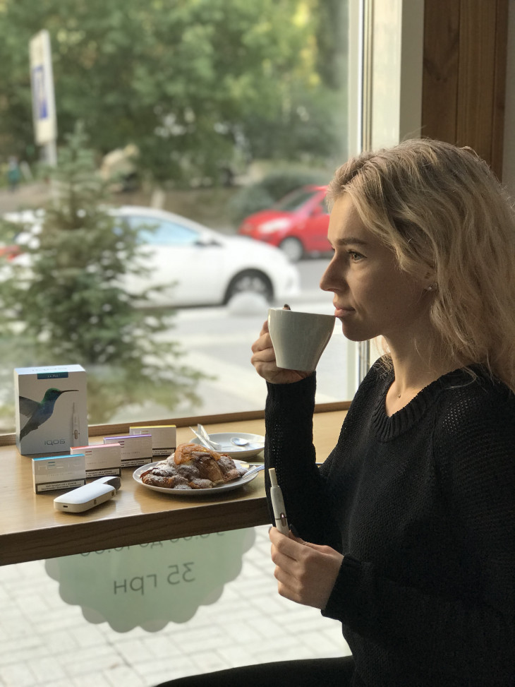 IQOS можно курить в кафе 