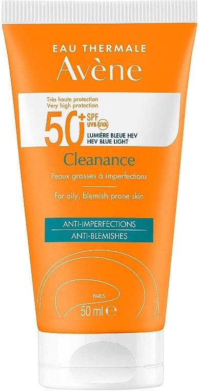 Avene Cleanance Sunscreen SPF 50+