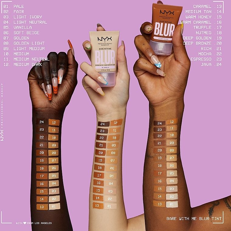 NYX Professional Makeup Bare With Me Blur Tint Foundation