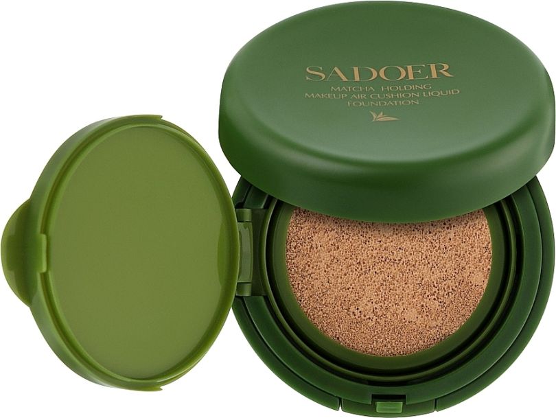Sadoer Matcha Lasting Concealer Cushion Foundation