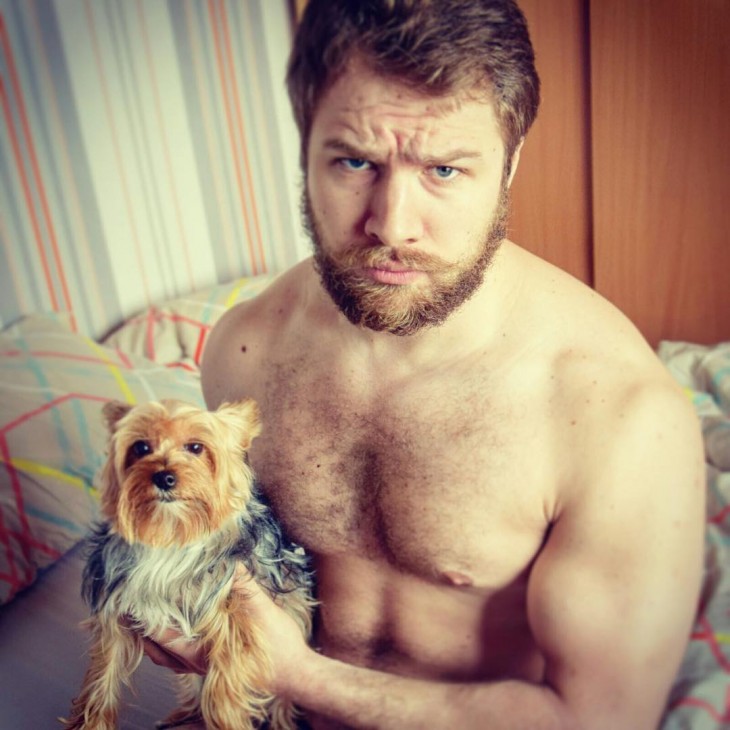 hotdudeswithdogs парни и собаки instagram фото