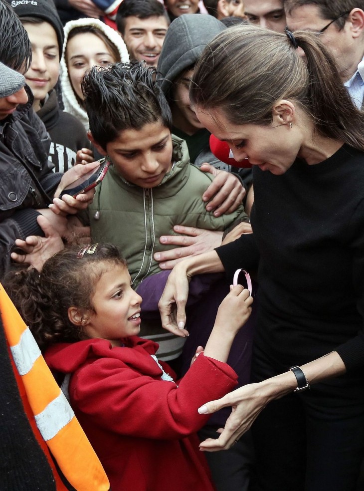 Анджелина Джоли в Греции