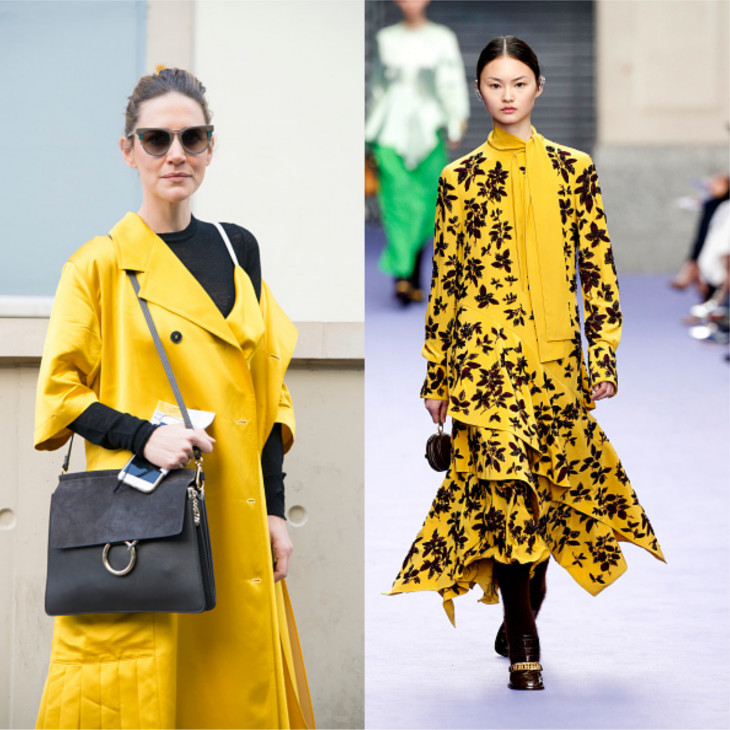 Желтый цвет модный тренд 2017