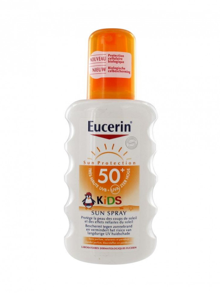 солнцезащитный крем eucerin kids SPF 50+ фото