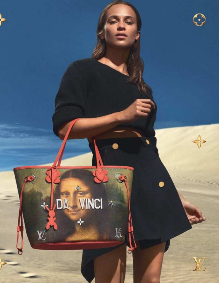 Алисия Викандер в рекламной кампании Louis Vuitton