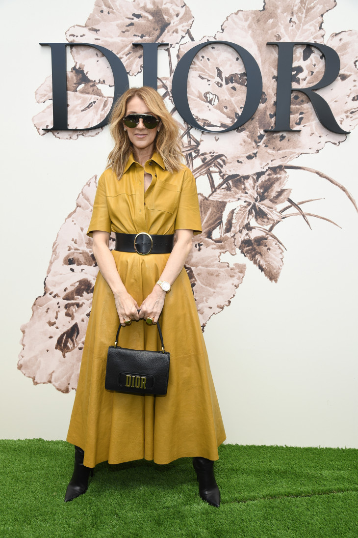 Селин Дион на показе Dior