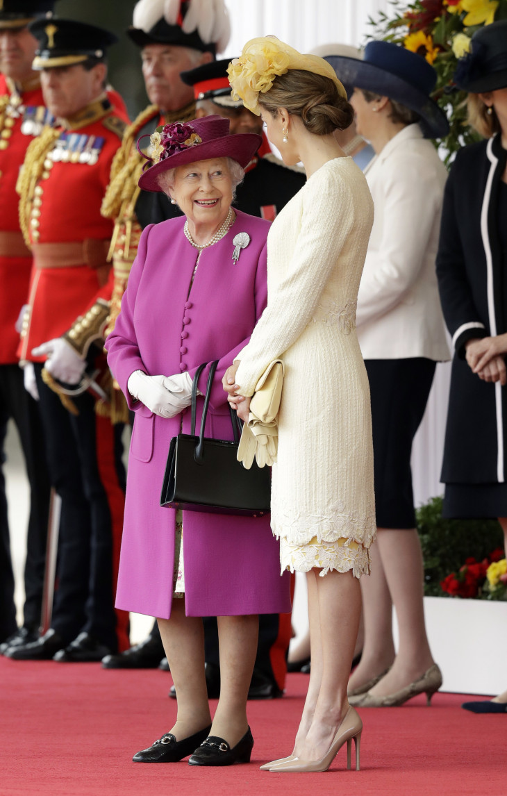 Королева Летиция и королева Елизавета II