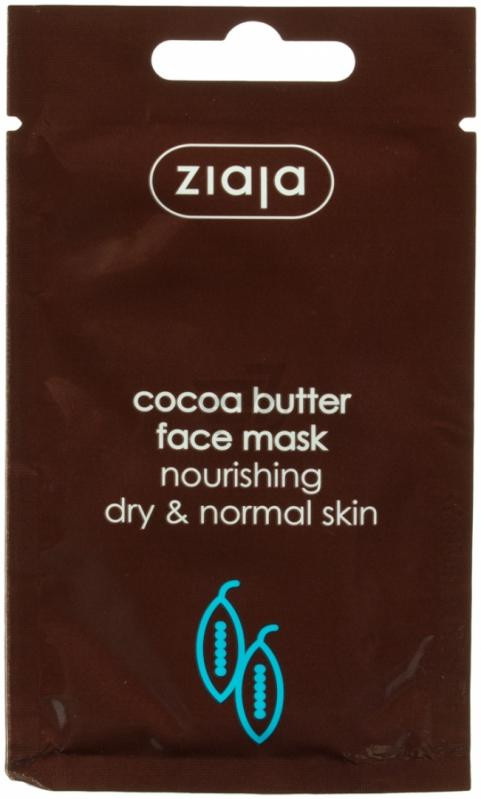 Питательная маска для лица с маслом какао Ziaja