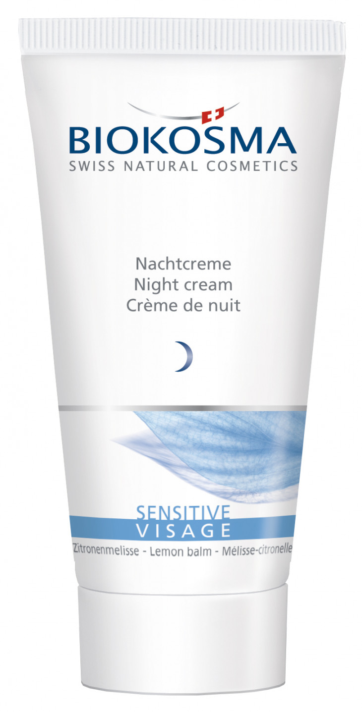 Biokosma SENSITIV Nachtcreme für Trockene und Empfindliche Haut - Crème de nuit