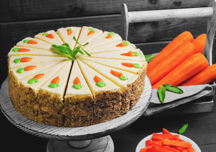 постный десерт морковный пирог