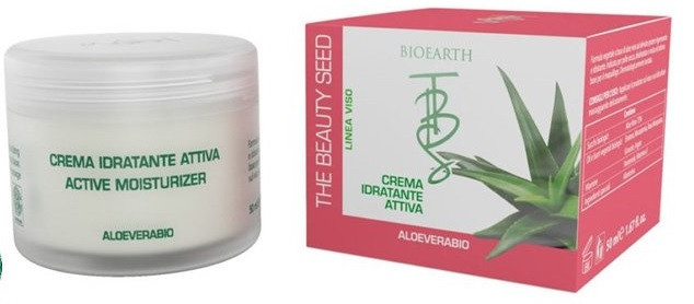 Увлажняющий крем для лица на основе алоэ вера Bioearth The Beauty Seed Moisturizer Cream