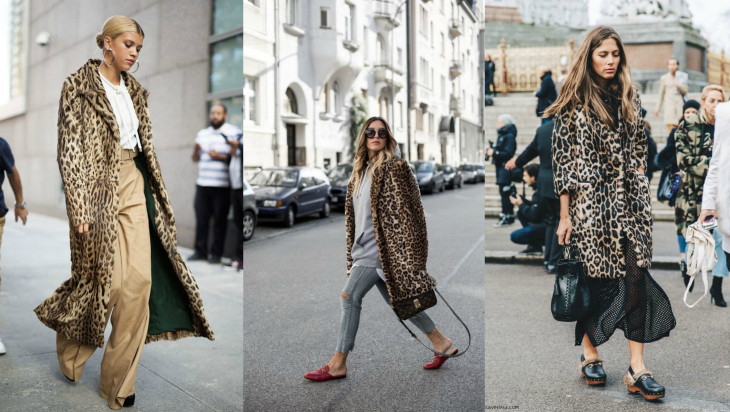 модный тренд на очень 2018 - леопардовая шуба