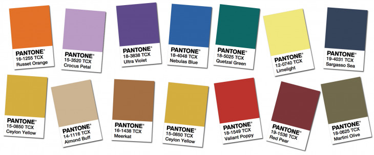 модные цвета на осень 2018 по Pantone 
