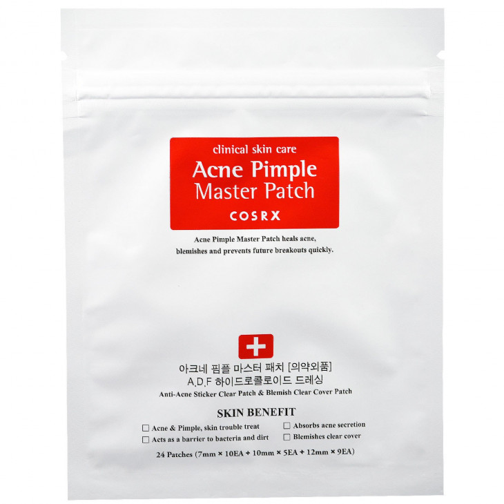 Патчи (пластыри) против воспалений Acne Pimple Master Patch от COSRX