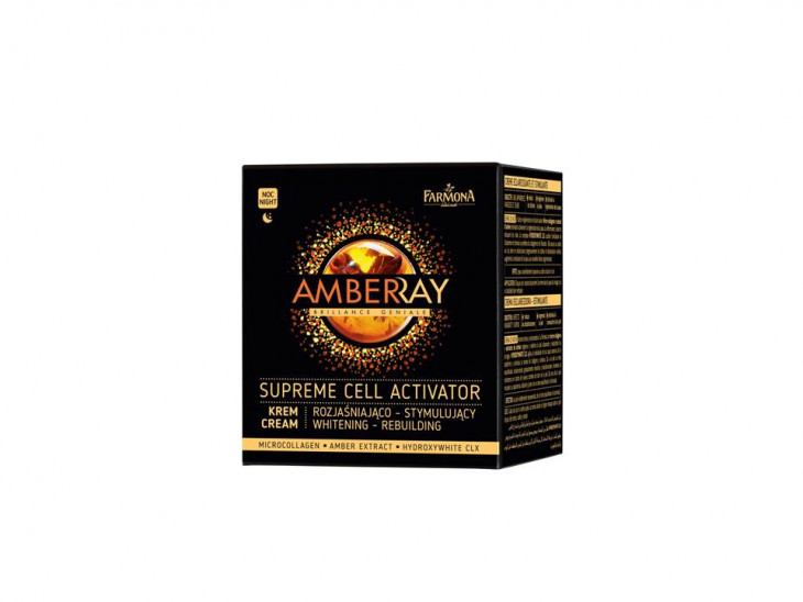Farmona, Amberray Янтарный ночной крем для лица, Клеточный активатор, 50 мл