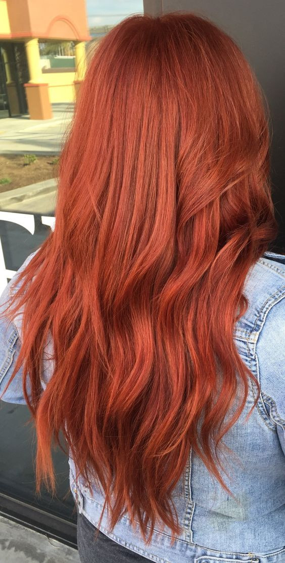рыжий цвет волос
