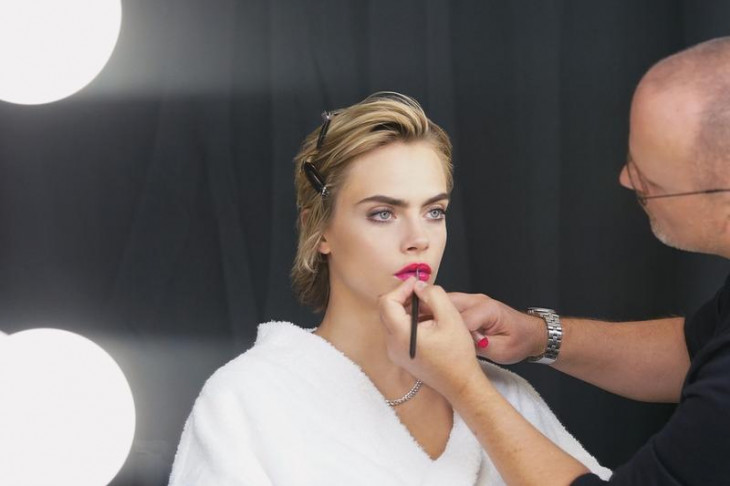 Кара Делевинь в рекламной кампании Dior