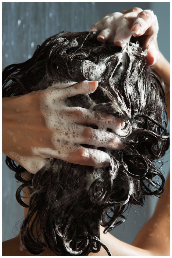 мокрые волосы