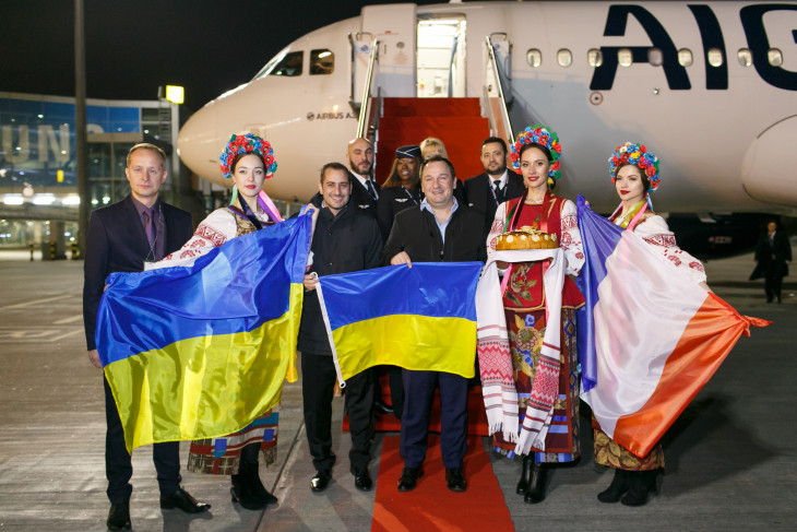Aigle Azur выполнил свой первый рейс в Киев 
