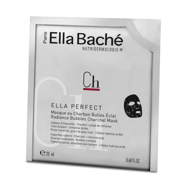 Кислородная маска с углём для сияния кожи от Ella Bache