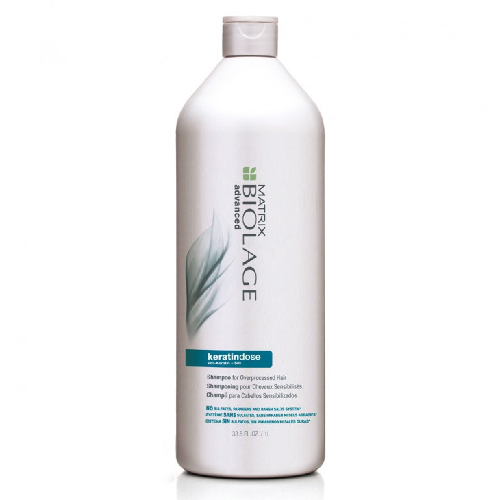 2. Кератиновый шампунь для чувствительной кожи головы Biolage Keratindose shampoo, Matrix